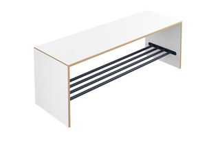 Bench with shoe rack  by  HEWI