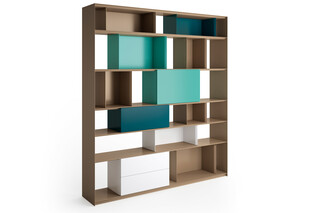 STACK shelving system  by  müller möbelfabrikation