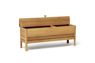 A Line Storage Bench 111, Oak  by  Form & Refine