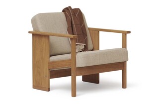 Block Lounge Chair, Oak  by  Form & Refine