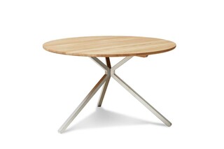 Frisbee Table Ø120, White Oak  by  Form & Refine