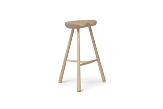 Shoemaker Chair™, No. 68, Oak, White Oil  by  Form & Refine