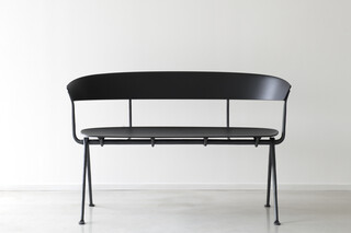 OFFICINA bench with backrest  by  Magis