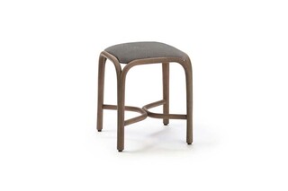 Fontal upholstered low stool T017 U  by  Expormim