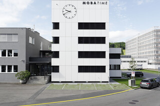 concrete skin, Mobatime  by  Rieder
